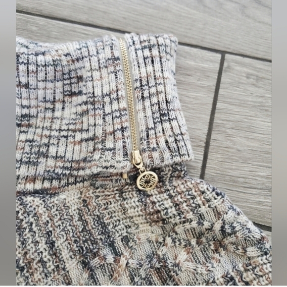 NWT WHBM Neck Marled Poncho - Picture 3 of 5